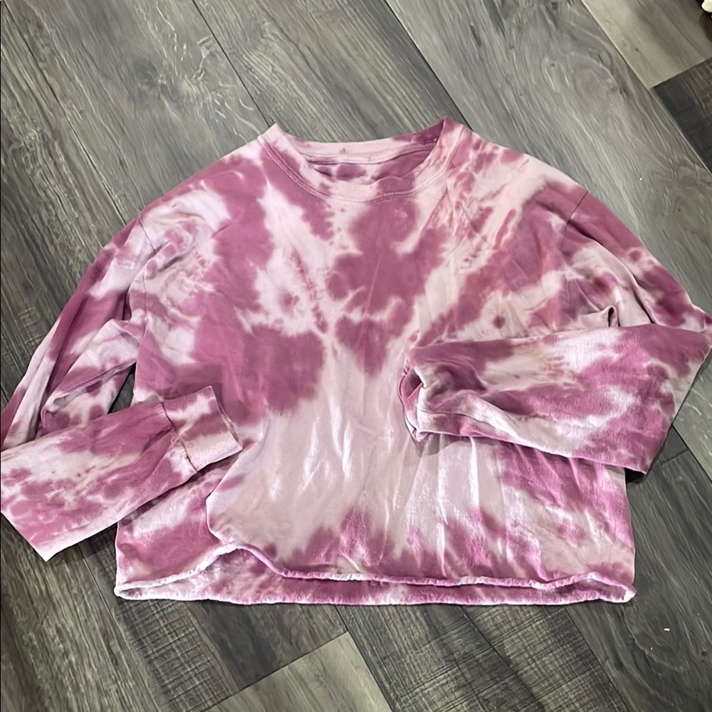 Purple Tie-Dye Women's Top